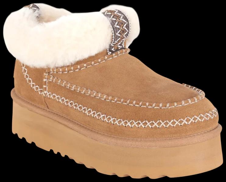 UGG Tasman Fluff Platform Chestnut