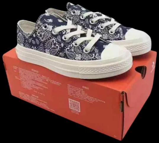 Converse Chuck Low Navy Print