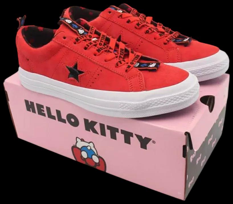 Converse x Hello Kitty One Star Red