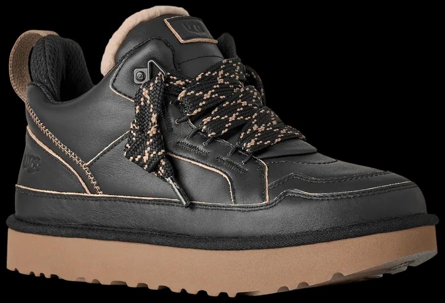 UGG LA Cloud Low Sneaker Black Leather