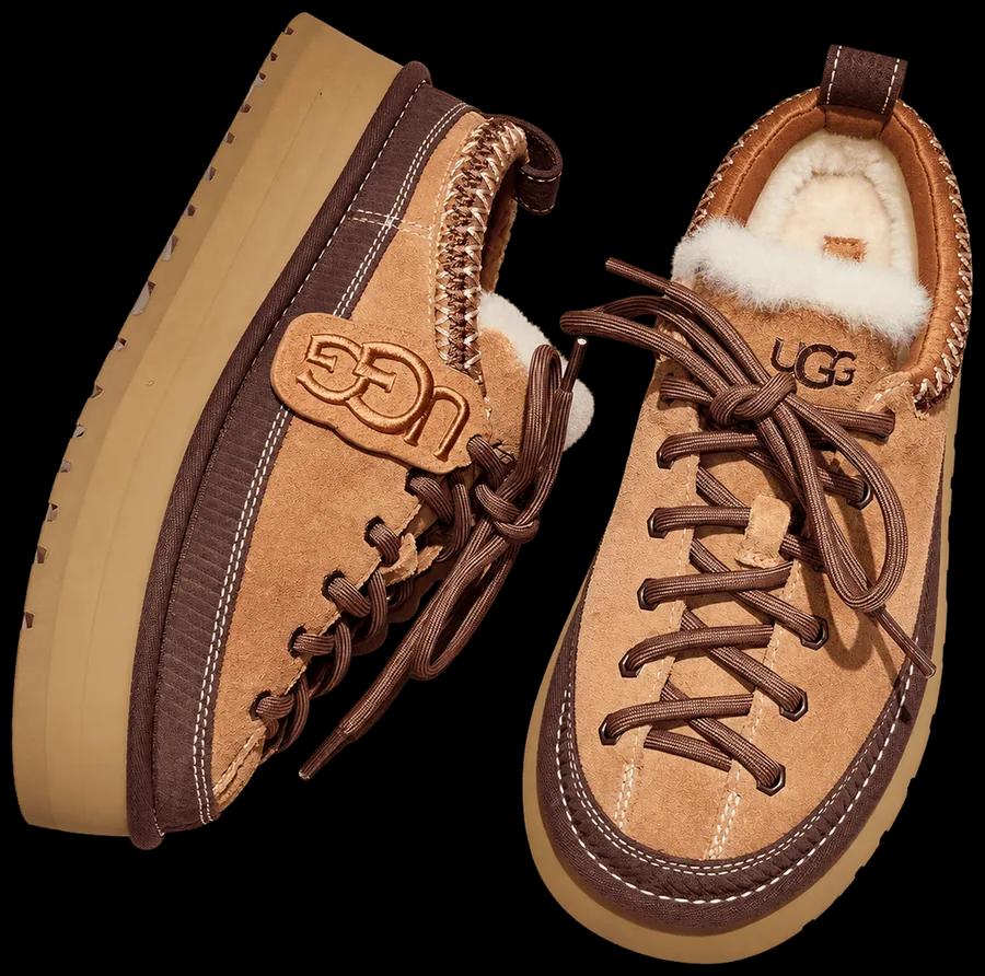 UGG Lace-Up Moc Sneaker Chestnut