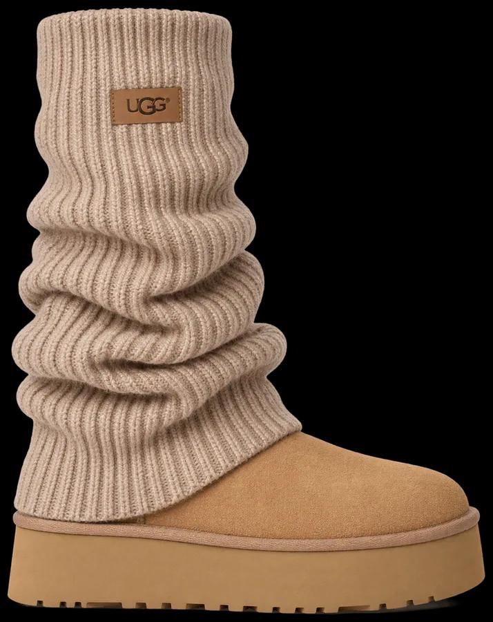 UGG Classic Sweater Knit Tall Sand